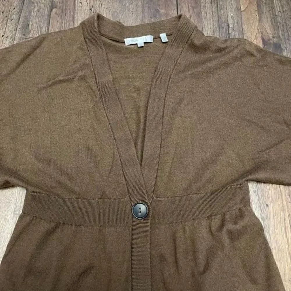 Vince One Button Cardigan - Picture 7 of 8